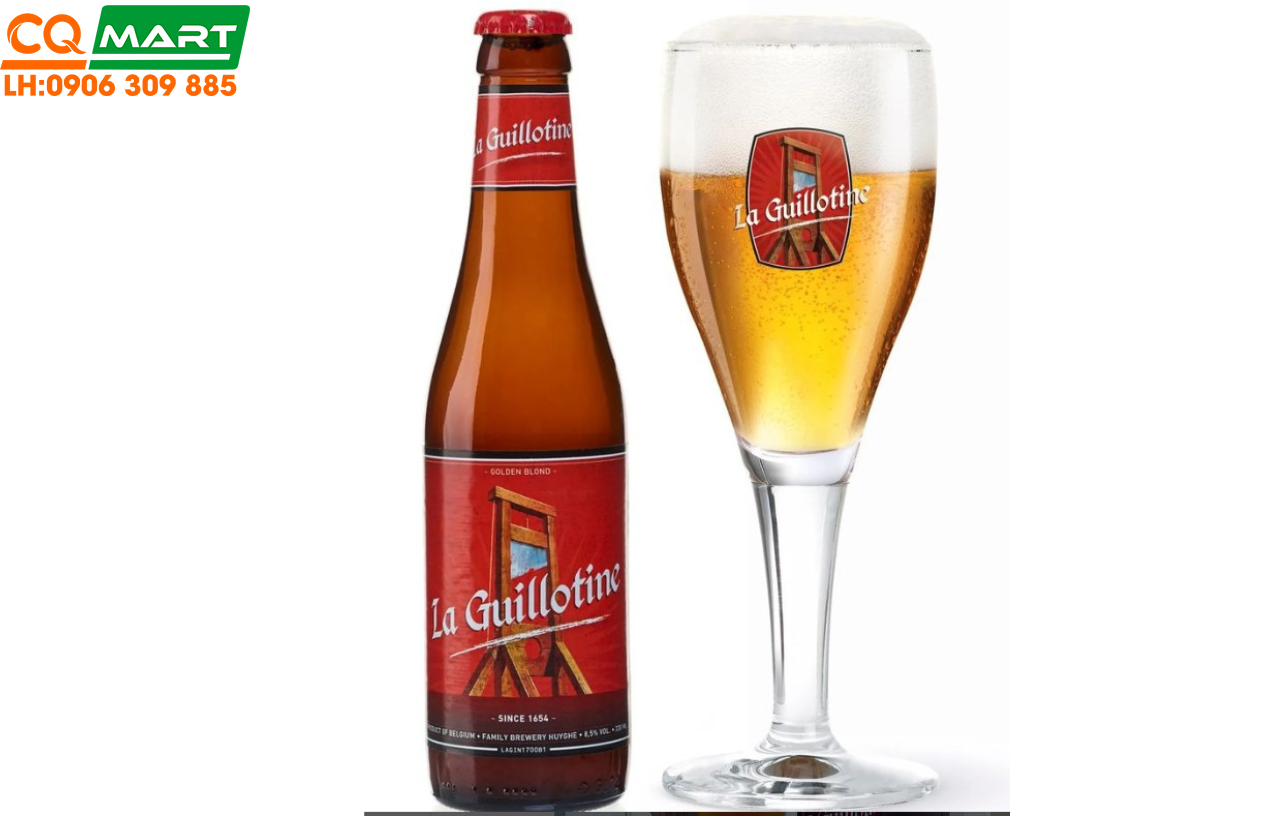 Bia Bỉ La Guillotine 8.5% Chai 330ml