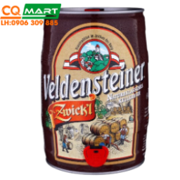 Bia Veldensteiner Zwick'l 5.4% Bom 5L (Bom Nâu)