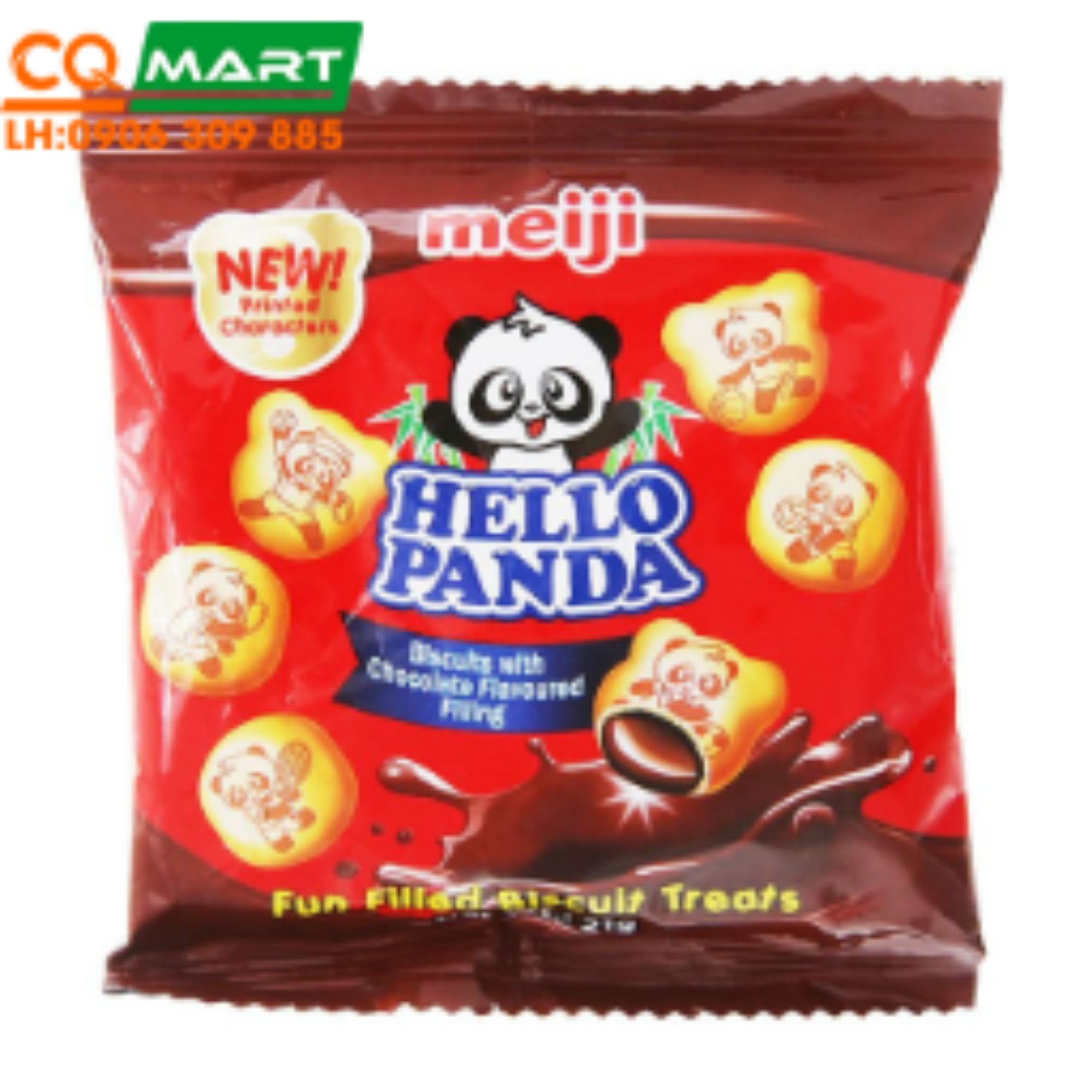 CQ Mart Food & Wine. Bánh Gấu Hello Panda Vị Chocolate Gói 21g