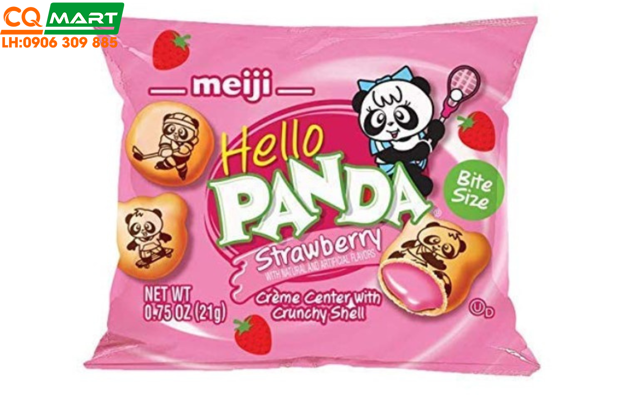 Bánh Gấu Hello Panda Vị Dâu Gói 21g