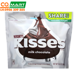 Socola Hershey's Kisses Milk Chocolate 306g