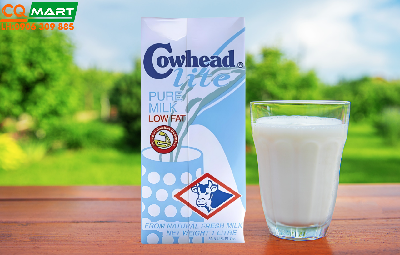 Sữa Tươi Ít Béo Cowhead Hộp 1 Lít