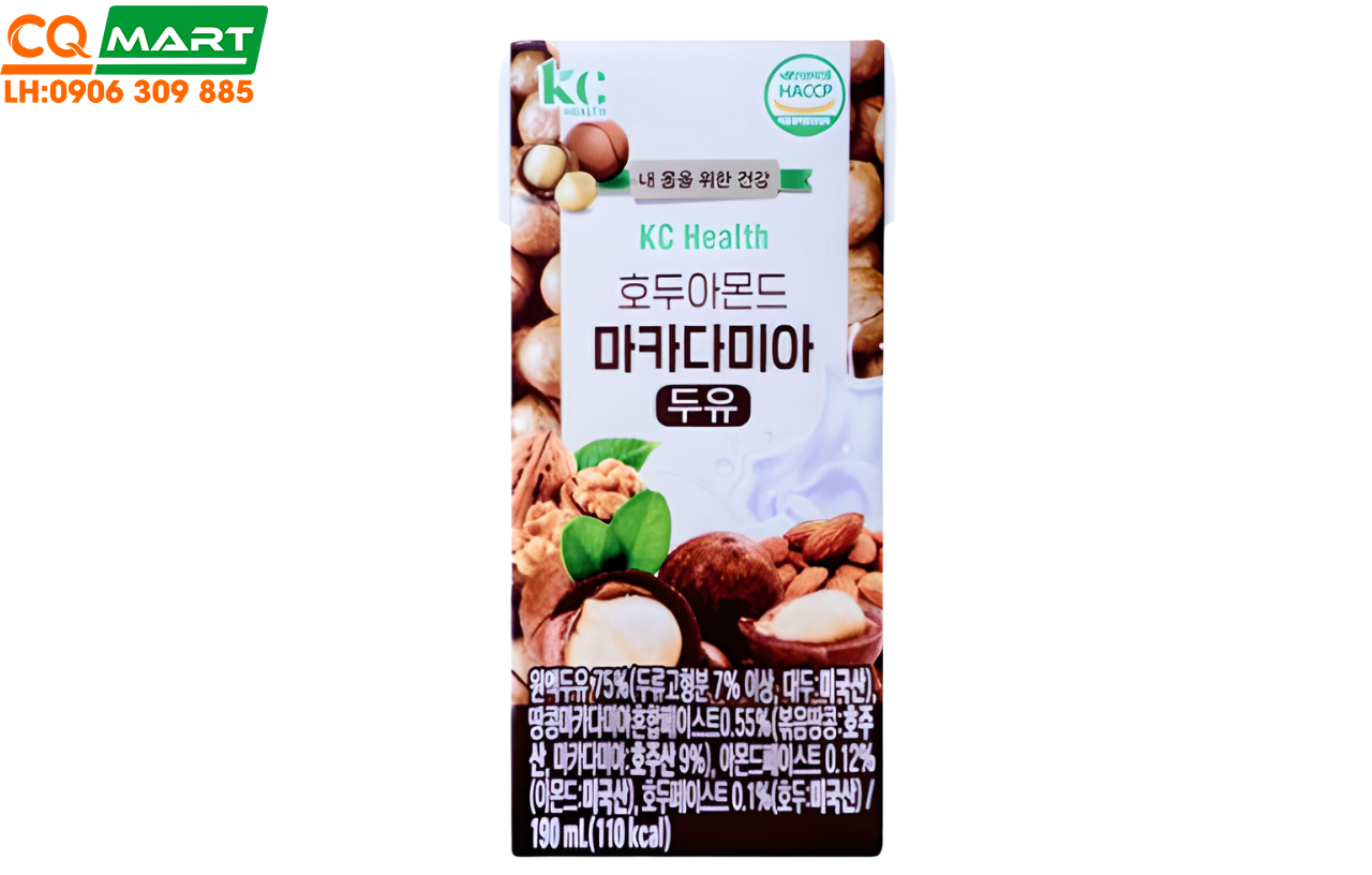 Sữa Hạt Macca Hàn Quốc Hộp 190ml