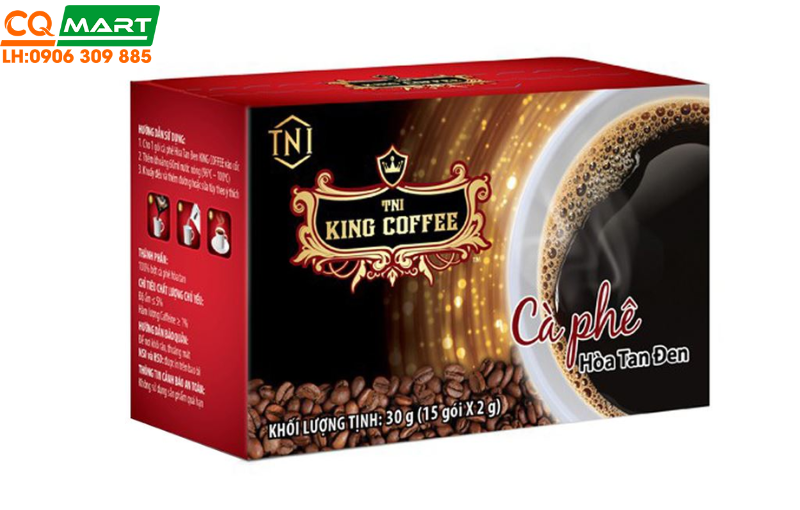 Cà Phê Đen Hoà Tan King Coffee 30g