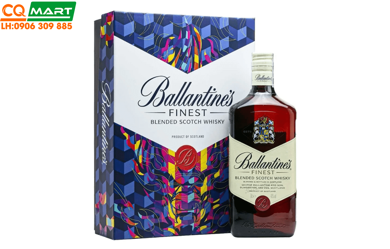 Rượu Ballantine's Finest 70cl Hộp Quà F24