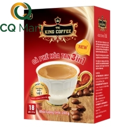Cà phê Hòa Tan 3in1 King Coffee 288g (18 gói *16g)