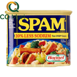 Thịt Hộp Hormel Spam Less Sodium 340g