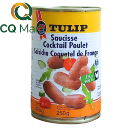 Xúc Xích Gà Cocktail Tulip Hộp 405g