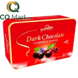 Socola Jutrzenka Cherries & Raisins Dark Chocolate Đỏ 160g