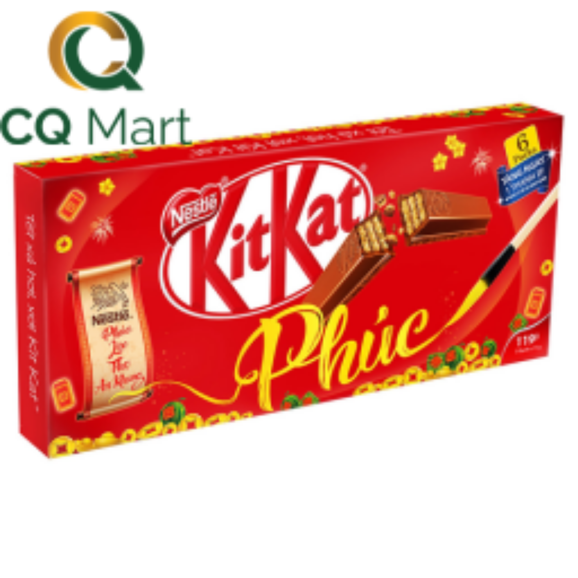 CQ Mart Food & Wine. Socola KitKat Hộp 6 Thanh (102g)