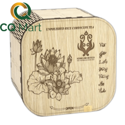 Trà Túi Lọc Đông Trùng Hạ Thảo 60g Hộp Gỗ 