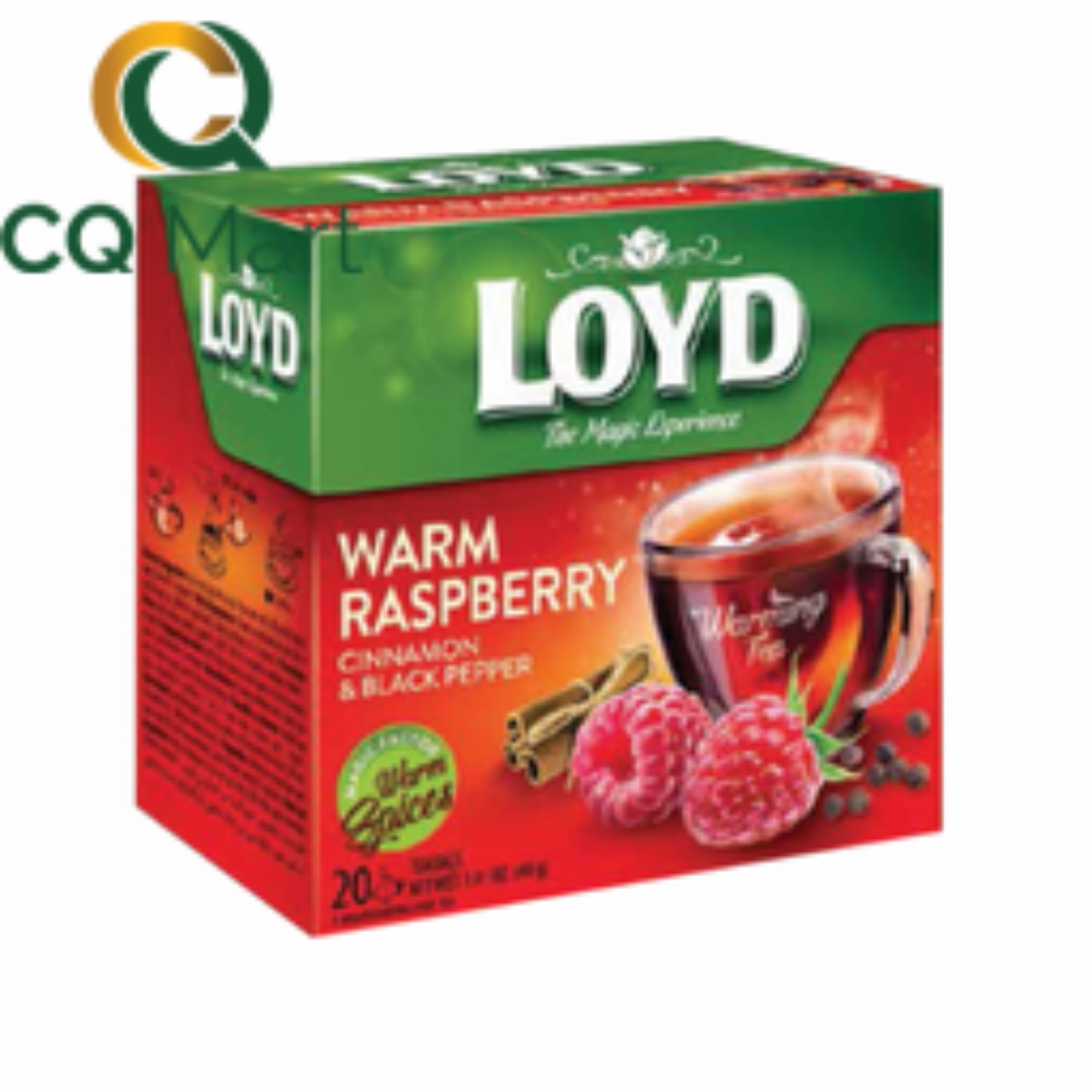 CQ Mart Food & Wine. Trà Túi Lọc Loyd Warm Raspberry 40g