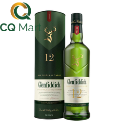 Rượu Whisky Glenfiddich Single Malt Scotch 12 Năm 40% Vol 700ml