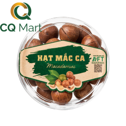Hạt Macca CQ Food 200g - Hộp Tròn