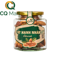 Hạt Hạnh Nhân CQ Food 200g - Hũ Thủy Tinh