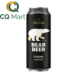 Bia Gấu Đức Bear Beer Dark 7.7% Strong Imported Lon 500ml