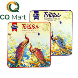 Bánh Quy Bơ Arcor Tortitas Assorted Biscuits Hộp Thiếc 415g