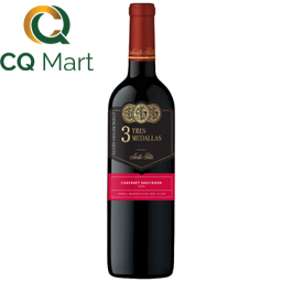 Rượu Vang Chile Santa Rita 3 Tres Medallas Cabernet Sauvignon 13% Chai 750ml