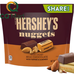 Socola Hershey's Nuggests Extra Creamy Milk Chocolate With Toffee & Almonds 289g