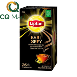 Trà Lipton Earl Grey Bá Tước Hương Vị Tự Nhiên 25 gói