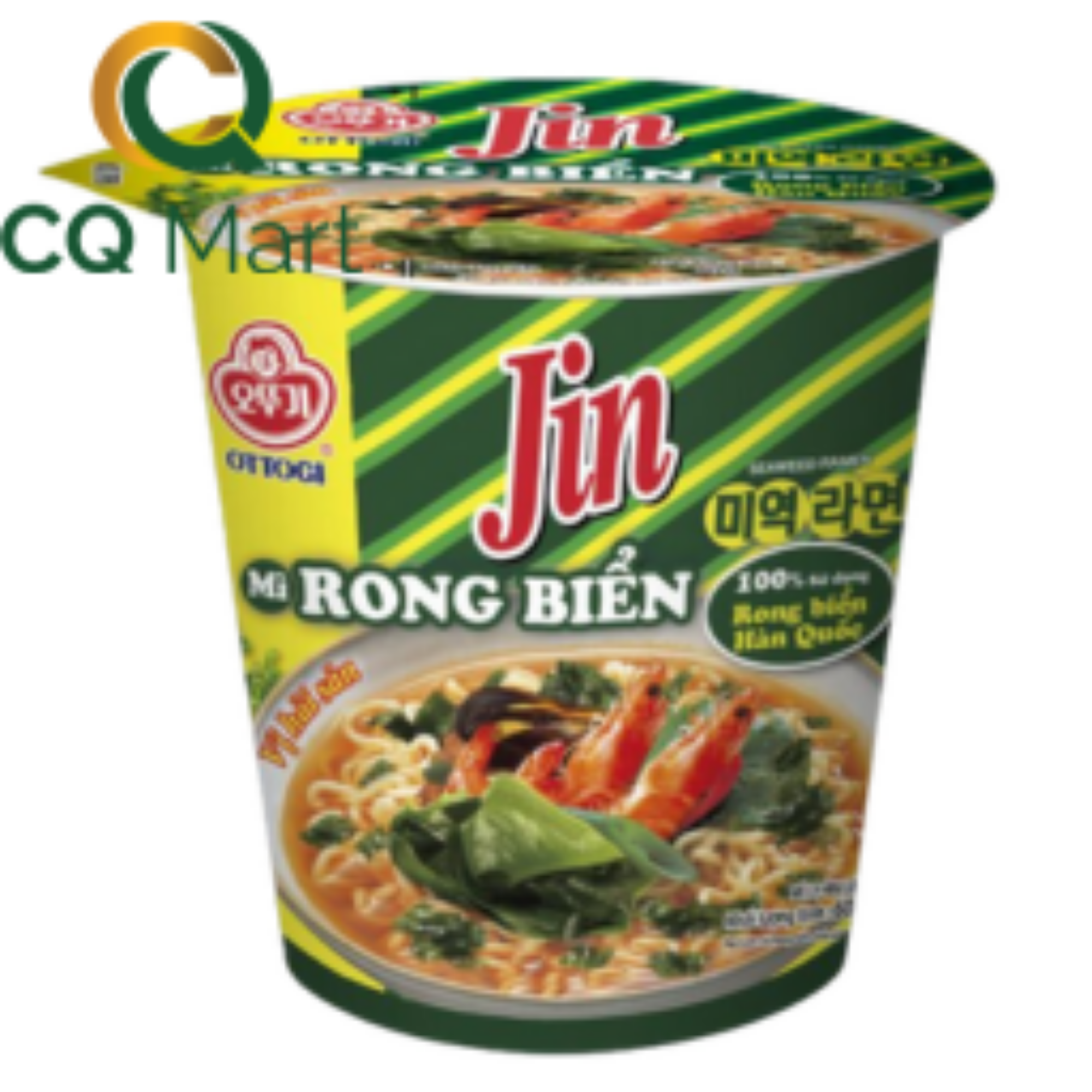 CQ Mart Food & Wine. Mì Ly Ăn Liền Jin Ottogi Rong Biển 60g