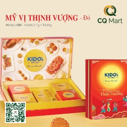 Bánh trung thu Kido - Mỹ Vị Thịnh Vượng Đỏ