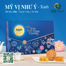 Bánh trung thu Kido - Mỹ Vị Như Ý Xanh