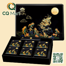 Bánh trung thu Kinh Đô Trăng Vàng Long Ngư Vọng Nguyệt - Hộp 6 bánh