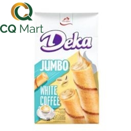 Bánh xốp ống Deka Jumbo cà phê trắng 280g HG