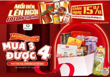 Khuyến Mãi Đại Lễ 30/4, CQ Mart Giảm Giá Bia, Rượu Vang, Khô Bò Đến 30%
