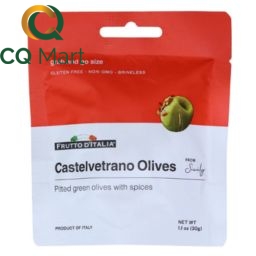 Oliu xanh tách hạt có gia vị - Castelvetrano Olives Doypack 30g (Túi)