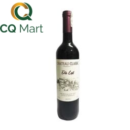 Rượu vang đỏ Đà Lạt Chateau Class 750ml