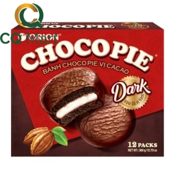 Bánh Vị Ca Cao Choco-pie Dark Hộp 396g (12 cái)