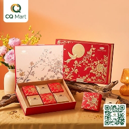 Bánh Trung Thu Bibica - Hộp Kim Nguyệt (Đỏ)