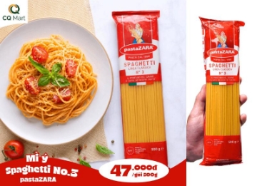 Pasta Zara Chính Hãng – Mì Ý Spaghetti & Nui 3 Màu Chuẩn Vị Ý