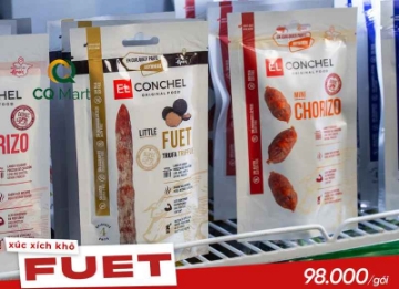 Fuet Tây Ban Nha – Xúc Xích Khô Đậm Vị, Càng Nhâm Nhi Càng Cuốn