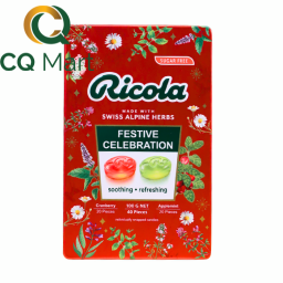  Kẹo Ricola Swiss Herb Festive Celebration Hộp 100g