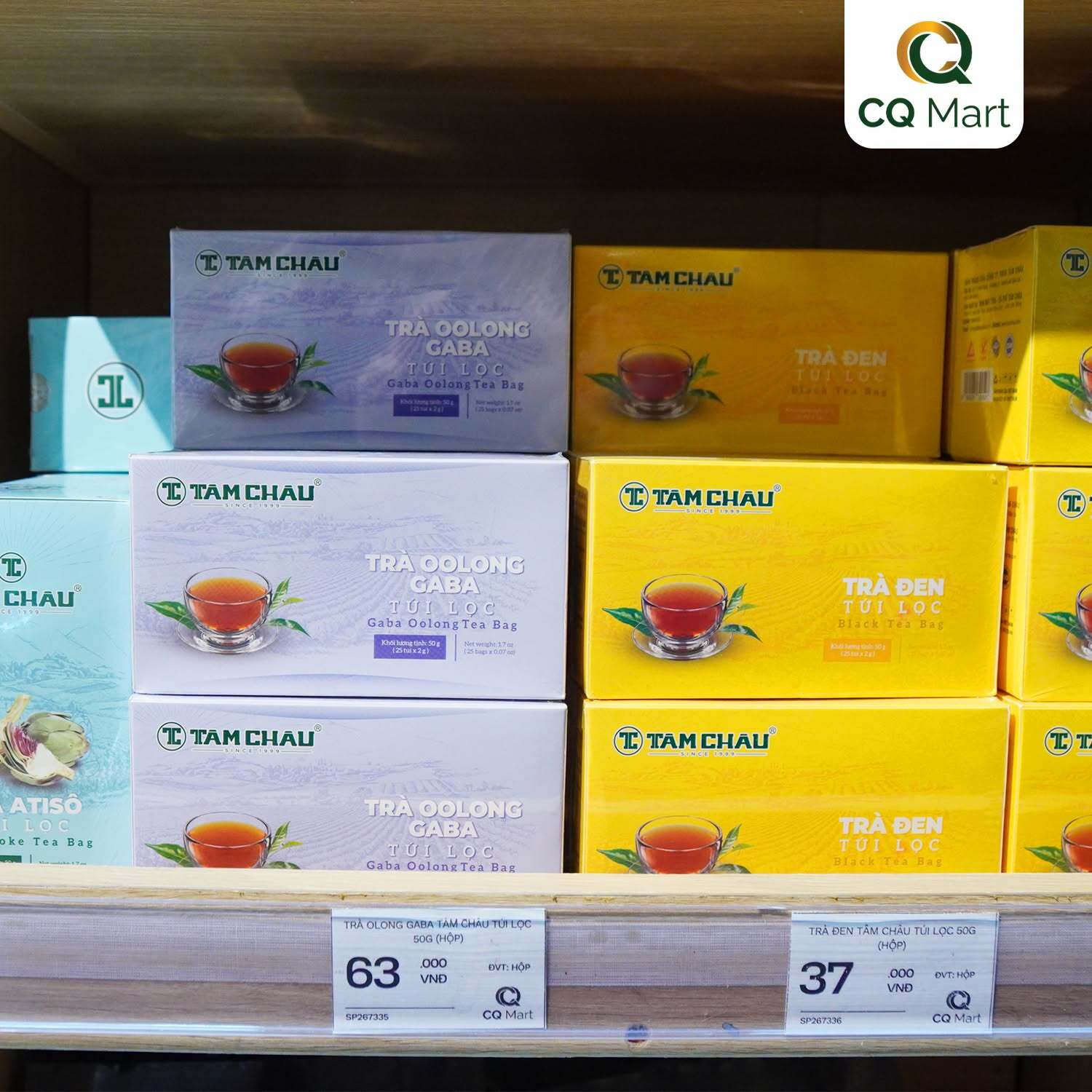 Trà Túi Lọc Tâm Châu Trà Đen, Oolong GABA, Atiso Trà Túi Lọc Tâm Châu Trà Đen, Oolong GABA, Atiso